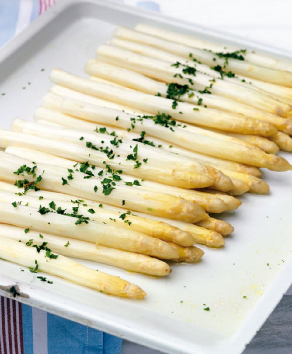 Spargel vom Blech Spargel vom Blech