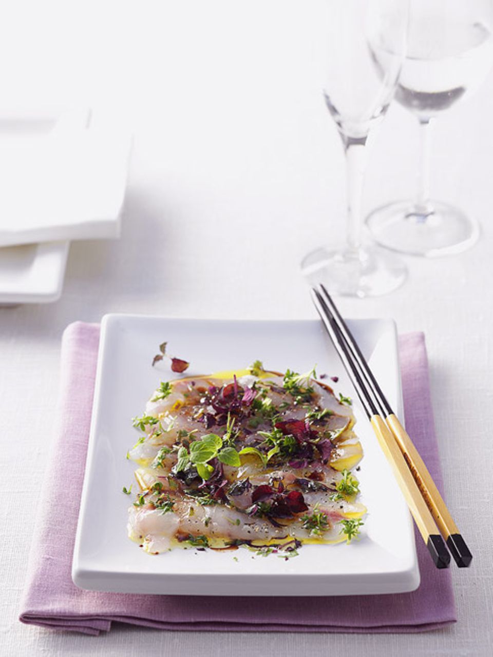 Sashimi vom Wolfsbarsch Sashimi vom Wolfsbarsch