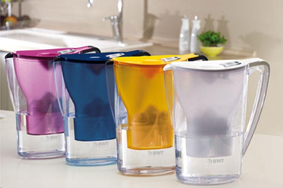 BWT Wasserfilter in verschiedenen Farben