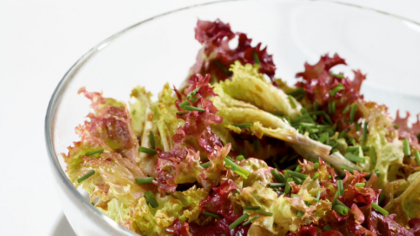 Lollo Rosso Salat Mit Gurke Und Roter Paprika - Rezepte Suchen