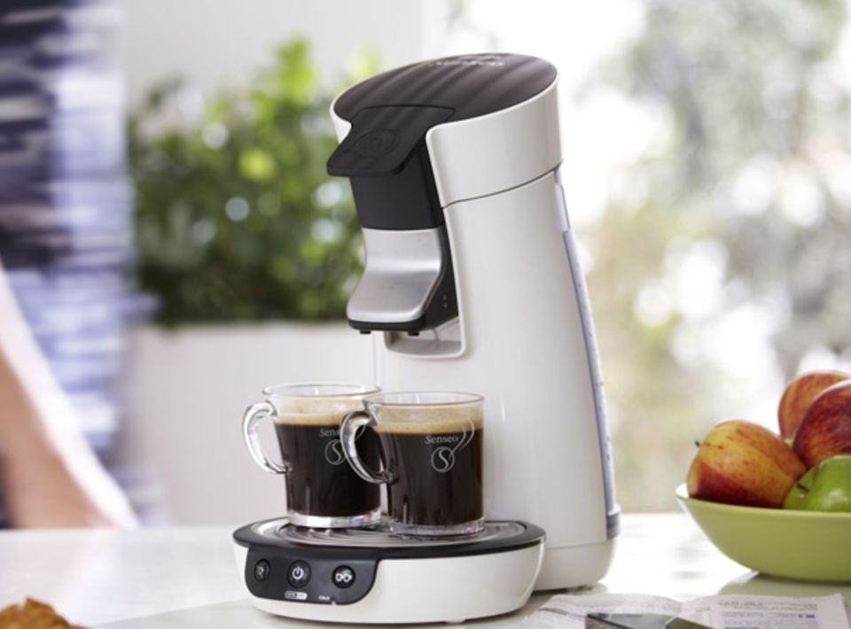 Kaffeemaschine aus recycelten Materialien Kaffeemaschine aus recycelten Materialien