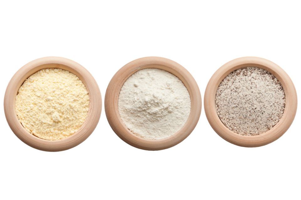 Im Handel gibt es zahlreiche glutenfreie Mehlsorten Im Handel gibt es zahlreiche glutenfreie Mehlsorten