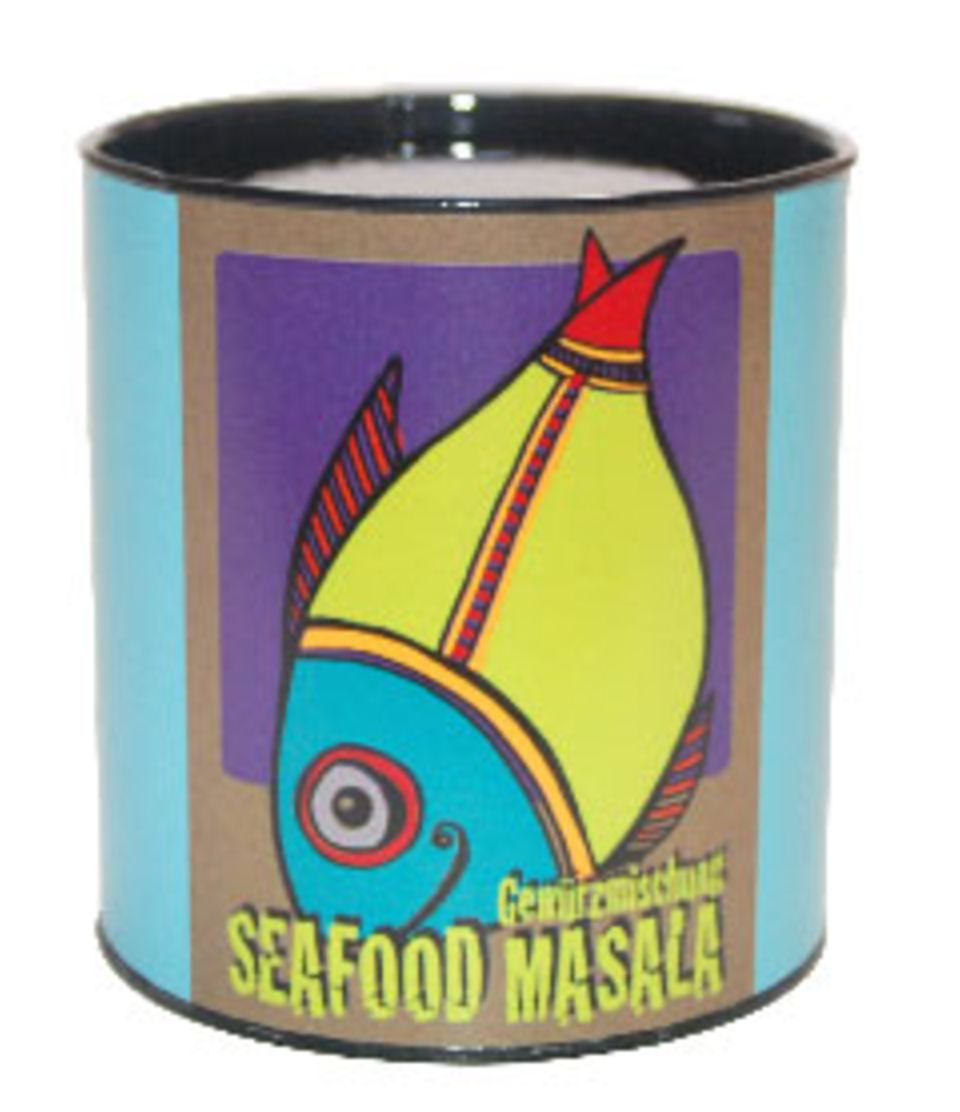 Seafood Masala - eines der vier Mischungen Seafood Masala - eines der vier Mischungen