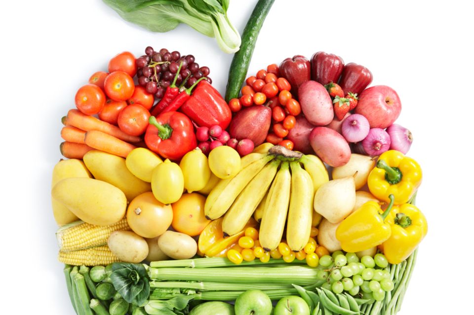 Obst und Gemüse ist reich an Vitaminen