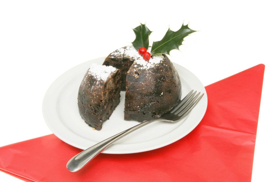 Dekorierter Christmas Pudding