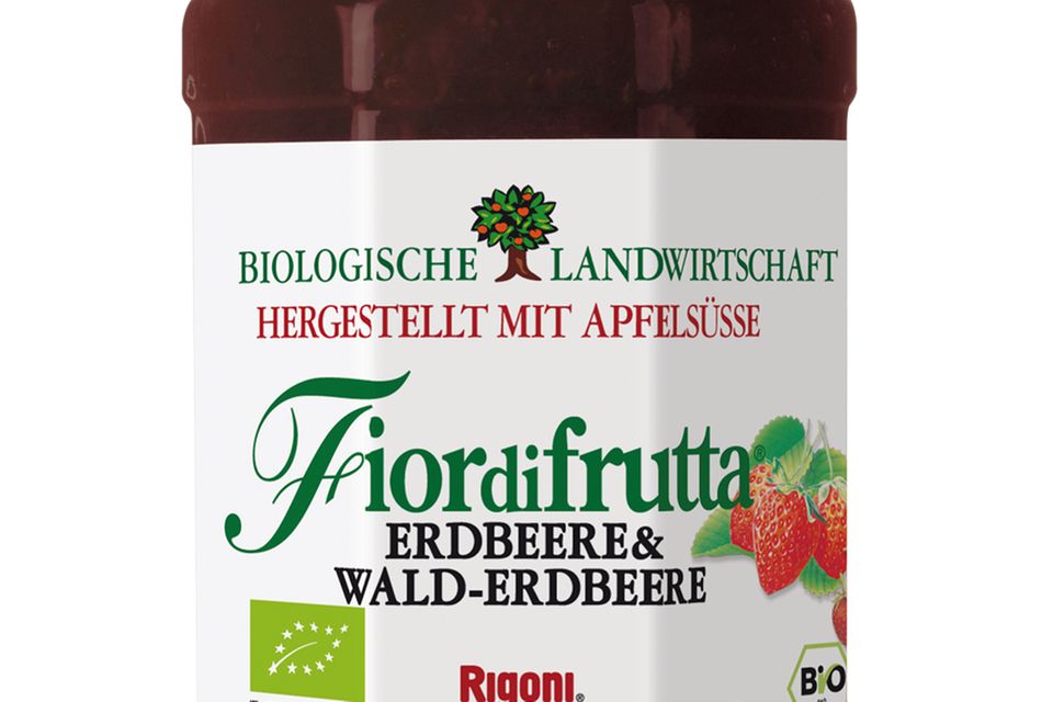 Fiordi Frutta-Konfitüre der Sorte Erdbeere & Wald-Erdbeere