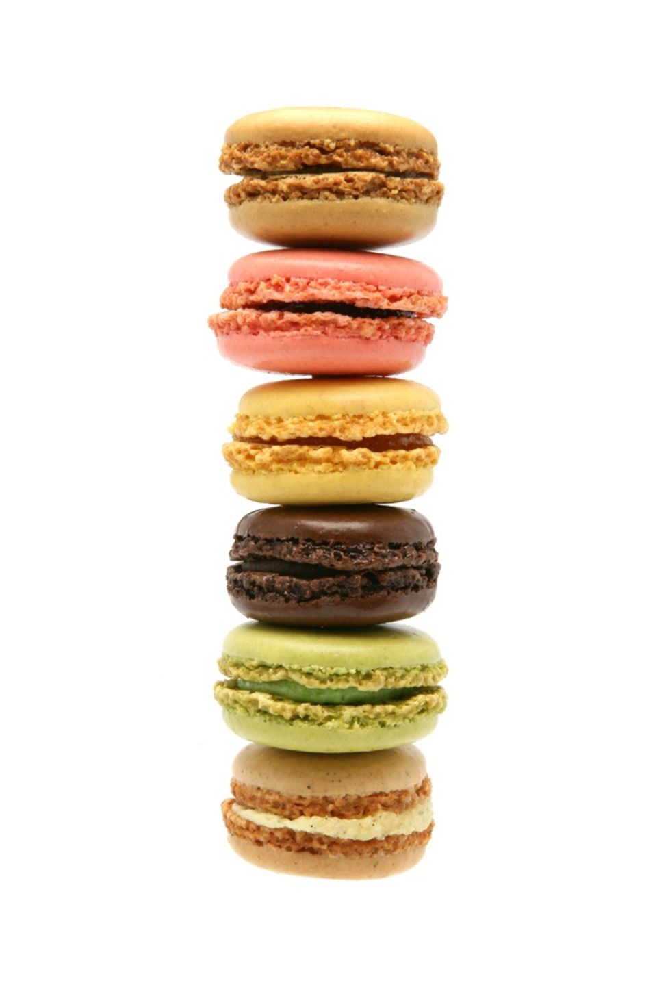 Stapelweise Macarons Stapelweise Macarons