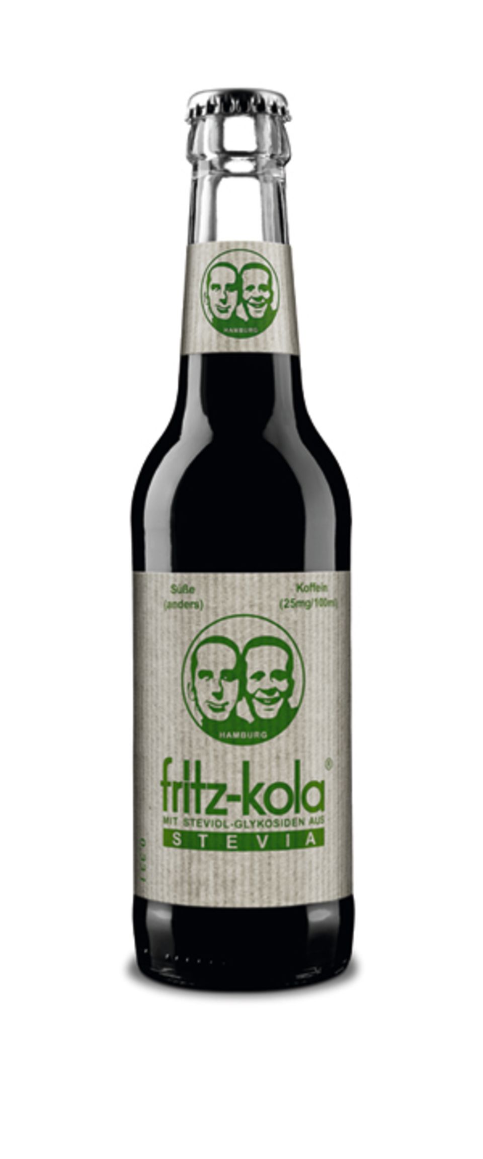 Die Hälfte an Kalorien: Fritz Kola mit Stevia Die Hälfte an Kalorien: Fritz Kola mit Stevia
