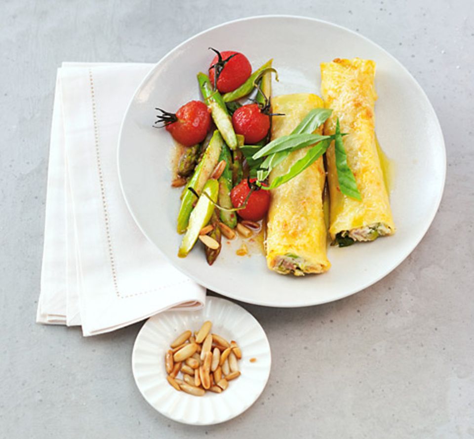 Cannelloni lassen sich köstlich füllen, z.B. mit Spargel Cannelloni lassen sich köstlich füllen, z.B. mit Spargel