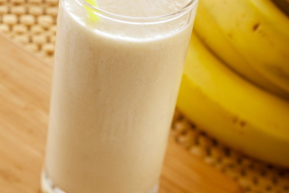 Bananen-Milchshake - ein leckeres Sportgetränk