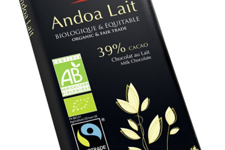 Bio-Schokolade von Valrhona: Andoa-lait