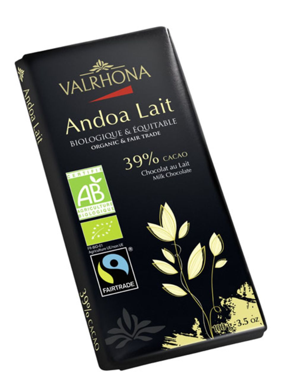 Bio-Schokolade von Valrhona: Andoa-lait Bio-Schokolade von Valrhona: Andoa-lait