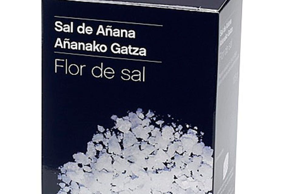 Reines, mildes Salz aus Añana, Spanien