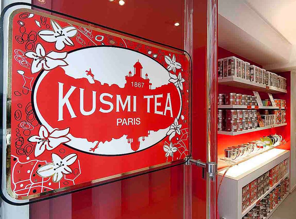 Die Kusmi Tea Boutique in Paris Die Kusmi Tea Boutique in Paris