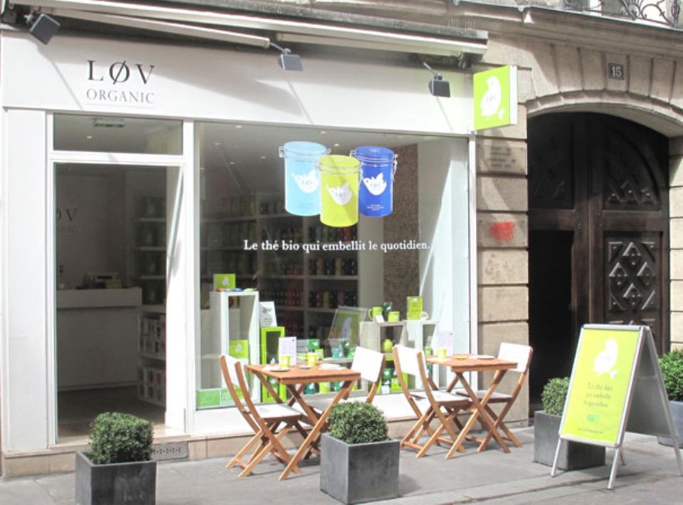Tee auf der Terrasse: Løv Organic in Paris Tee auf der Terrasse: Løv Organic in Paris