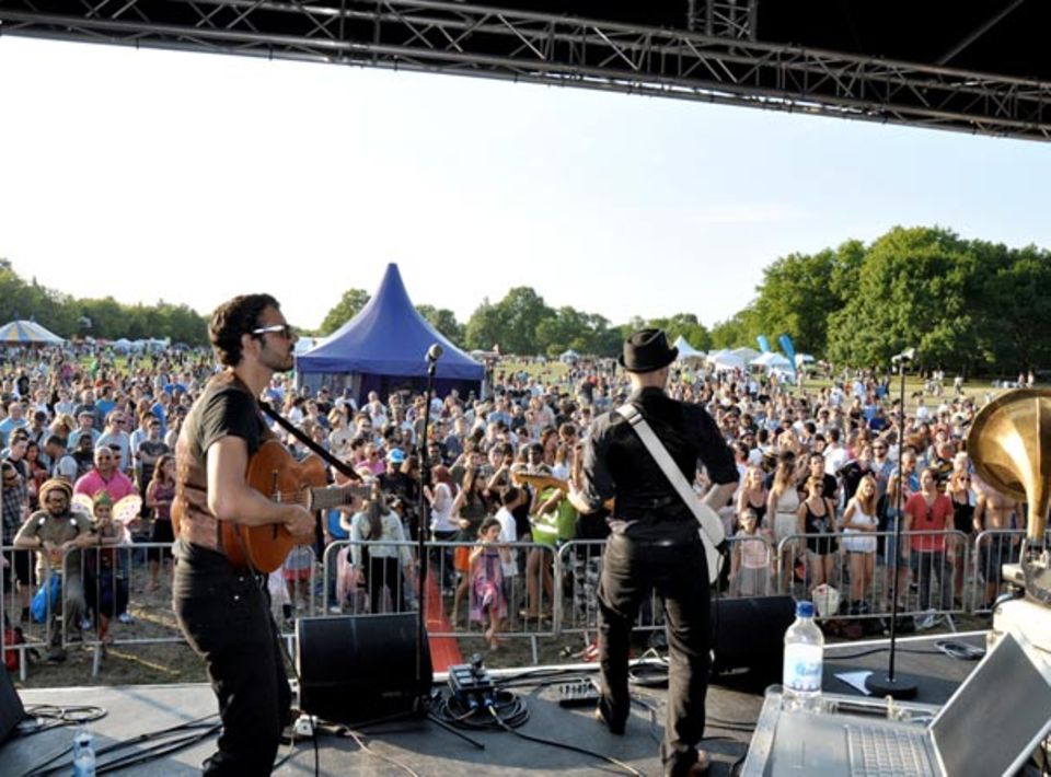 Live-Konzerte auf der London Green Fair Live-Konzerte auf der London Green Fair