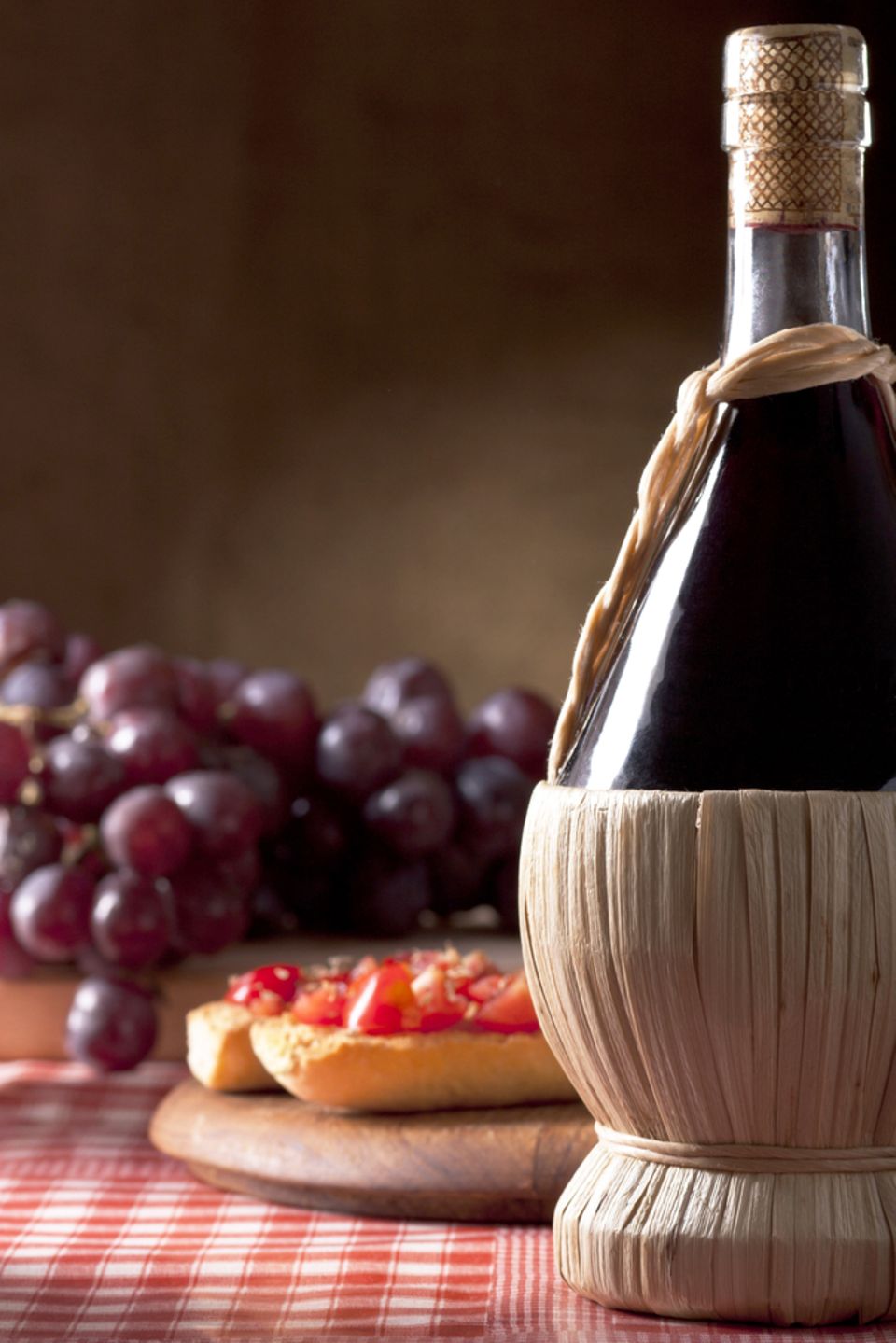 Ein rustikaler Landwein passt zu einfacher Küche Ein rustikaler Landwein passt zu einfacher Küche