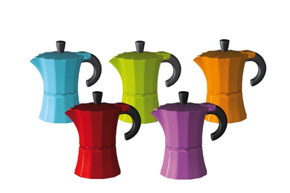 Farbenvielfalt: Morosina Espressokocher