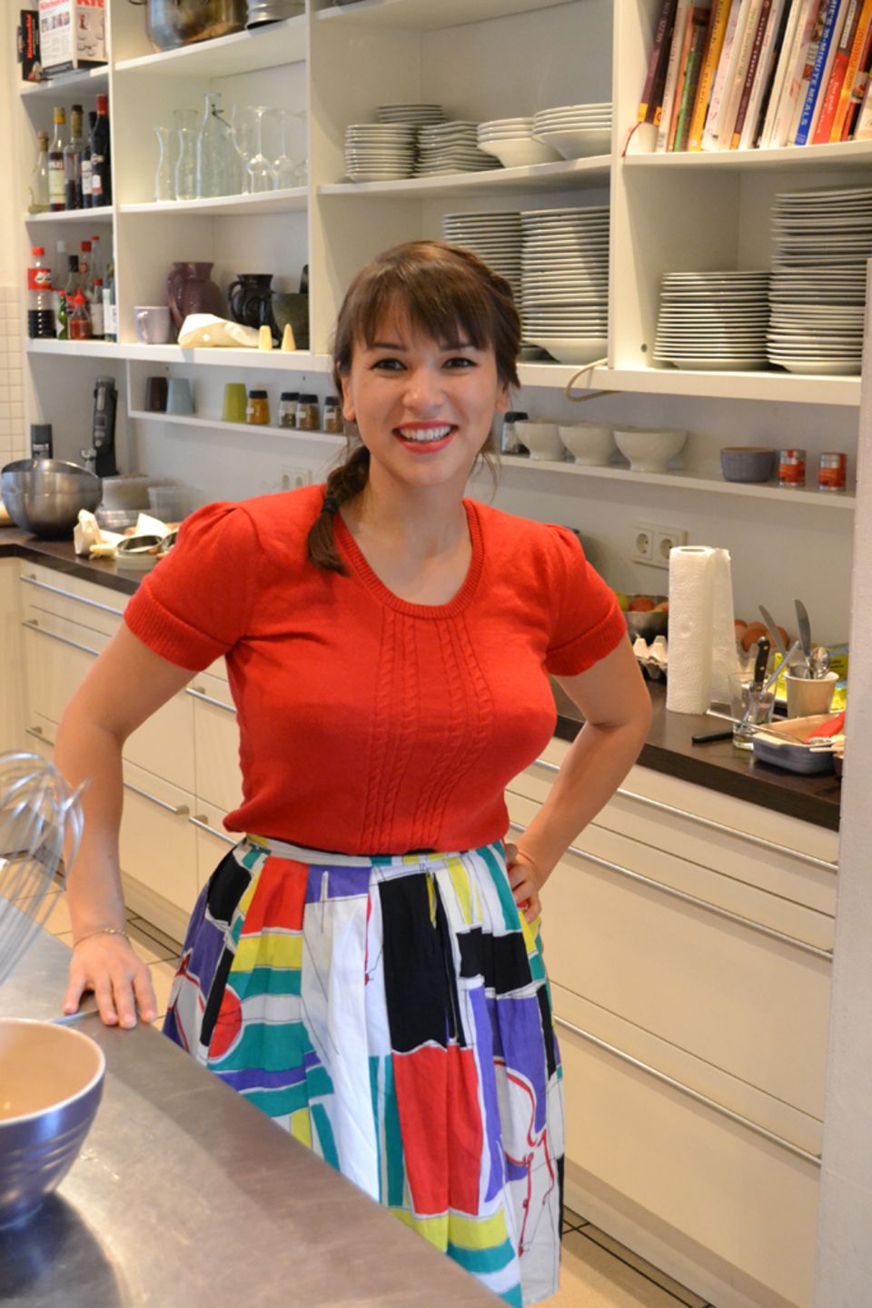 Rachel Khoo während ihrer Buchpräsentation in Hamburg Rachel Khoo während ihrer Buchpräsentation in Hamburg
