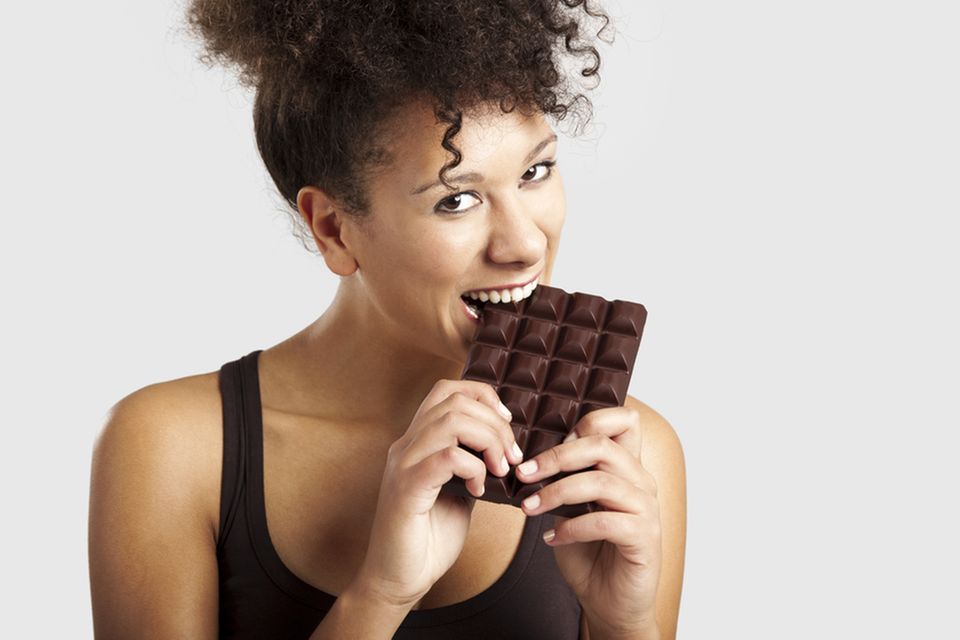 Ob gesund oder nicht - Schokolade macht Naschkatzen glücklich. Ob gesund oder nicht - Schokolade macht Naschkatzen glücklich.