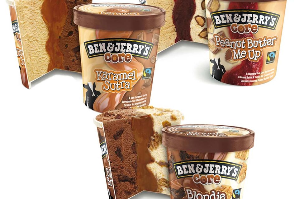 Eiscreme mit weichem Kern: die neuen Sorten von Ben & Jerry's