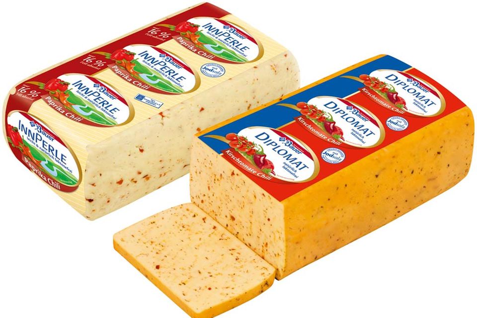 Käse mit Chili - die neuen Sorten von Bauer