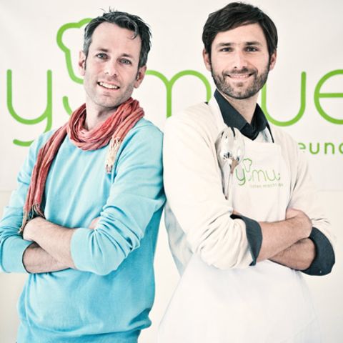 Zwei der Yumwe-Gründer: Sven Lorenz und Aurel Bantzer