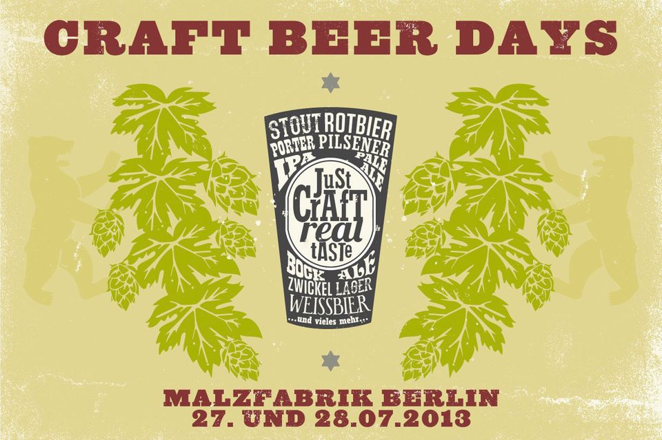 Festival der Handwerksbrauereien: Craft Beer Days in Berlin