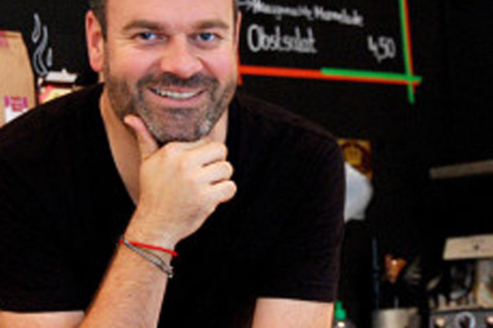 Roman Witt betreibt das vegane Bistro "happenpappen" Roman Witt betreibt das vegane Bistro "happenpappen"