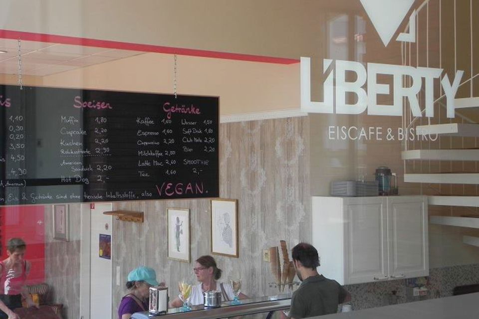 Unverbissen vegan: Liberty Eiscafé und Bistro