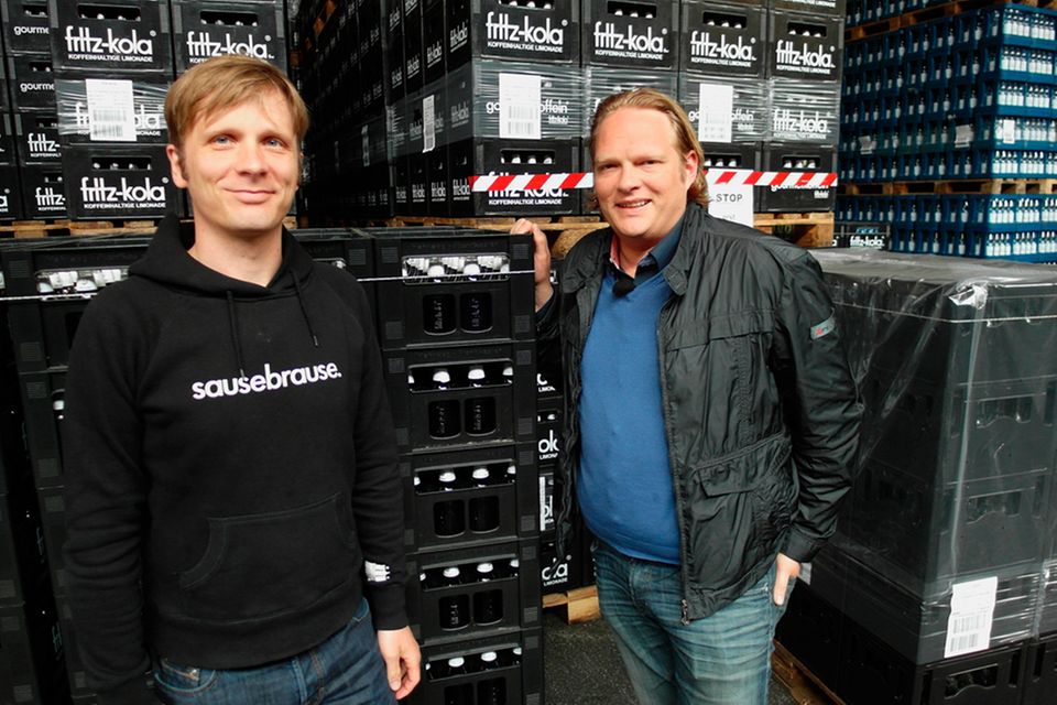 Björn Freitag (rechts) besucht fritz-kola Björn Freitag (rechts) besucht fritz-kola