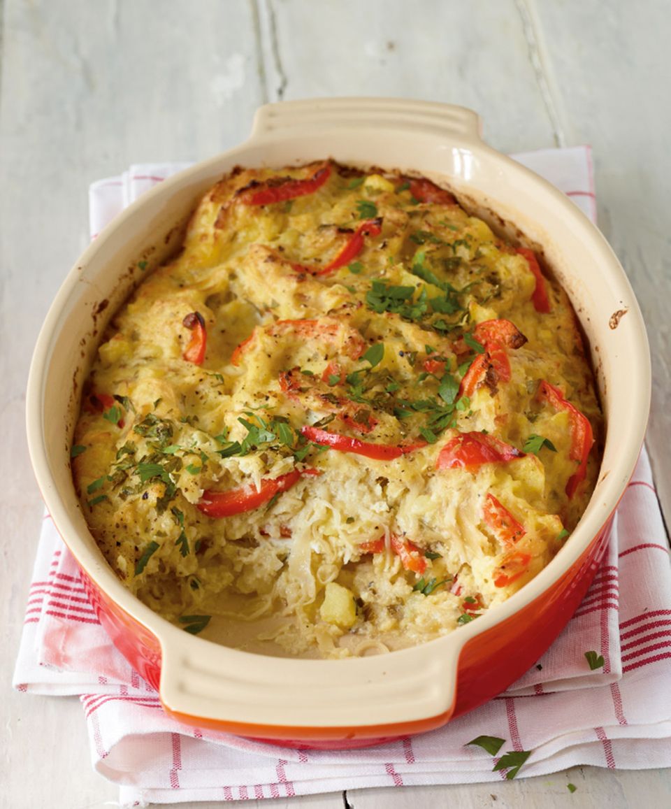 Sauerkraut-Auflauf: kalorienarm und reich an Vitamin C Sauerkraut-Auflauf: kalorienarm und reich an Vitamin C