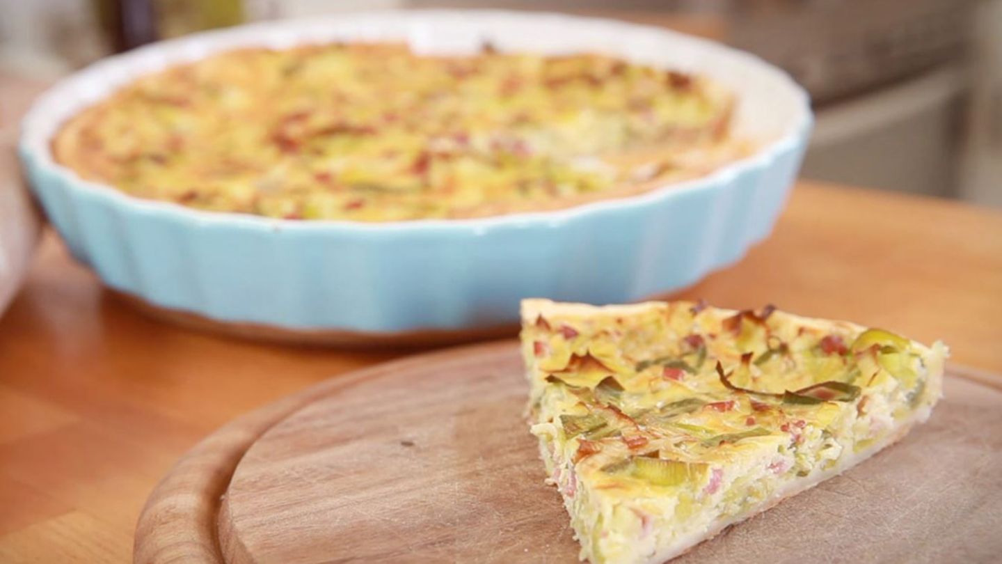 Klassische Quiche Lorraine von Fabio Haebel - [ESSEN UND TRINKEN]