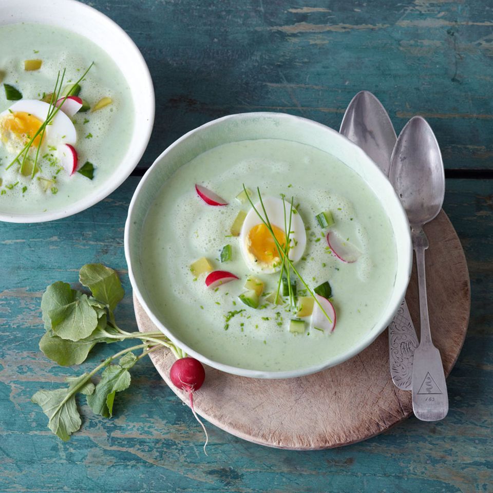 Gurken: Rezepte für Suppen und Eintöpfe