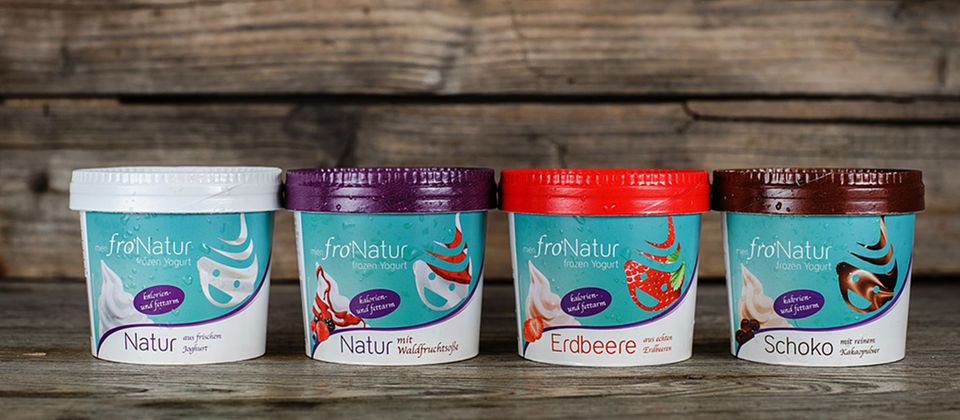 Köstliche Joghurteis-Vielfalt: Mien fro'Natur frozen Yogurt Köstliche Joghurteis-Vielfalt: Mien fro'Natur frozen Yogurt