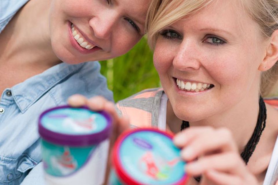 Stella Peters und Kaja Ringert gründeten Mien fro'Natur frozen Yogurt