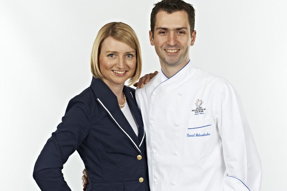 Daniel Fehrenbacher (hier mit Frau Kerstin) begeistert mit gehoben-badischer Regionalküche