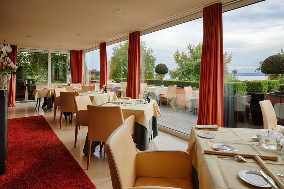Mit einem wundervollen Blick über den Bodensee punktet das Romantik Hotel Residenz am See Mit einem wundervollen Blick über den Bodensee punktet das Romantik Hotel Residenz am See