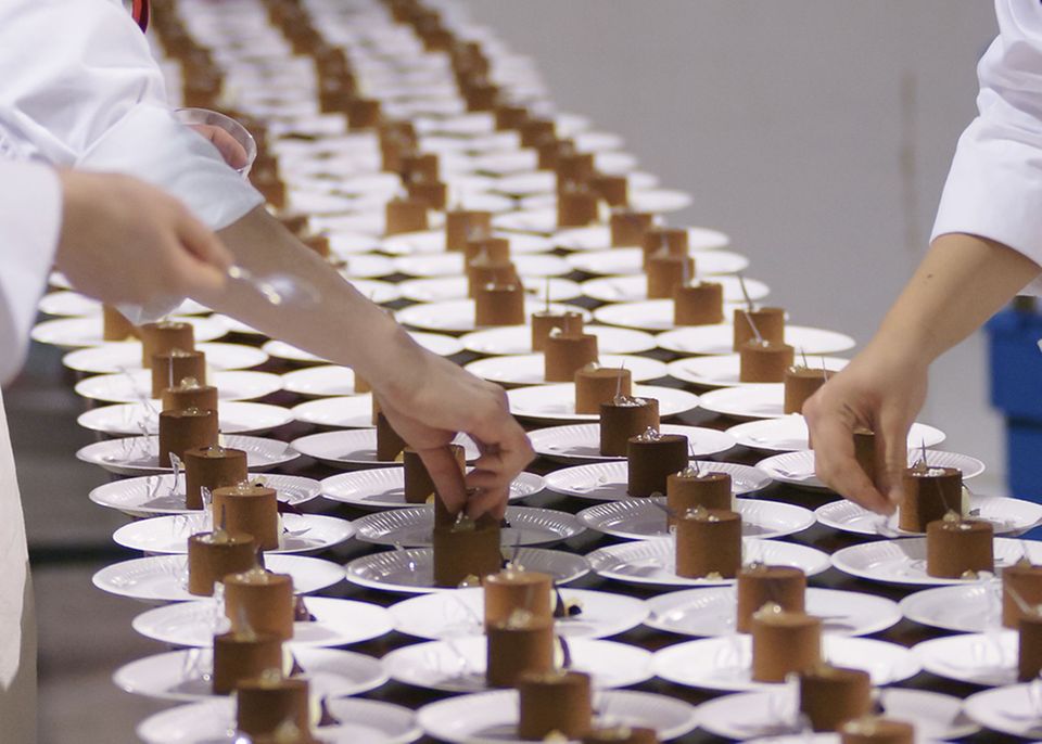Beim Salon du Chocolat werden die neusten Schokoladenkreationen angeboten Beim Salon du Chocolat werden die neusten Schokoladenkreationen angeboten