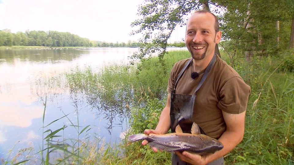 Szene aus der Dokumentation "Auf der Suche nach dem glücklichen Fisch" Szene aus der Dokumentation "Auf der Suche nach dem glücklichen Fisch"