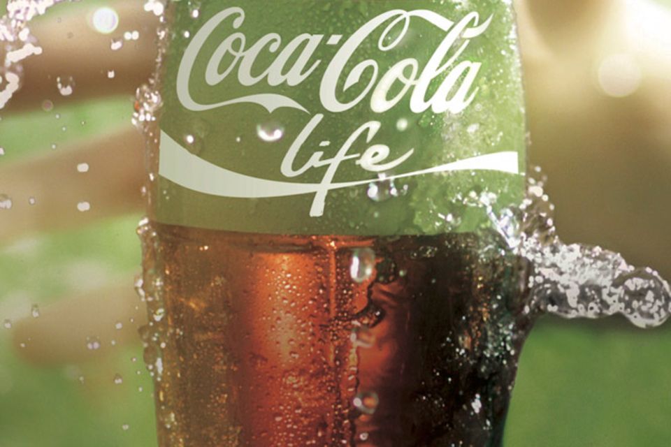 Neuestes Produkt mit Stevia: Coca Cola life