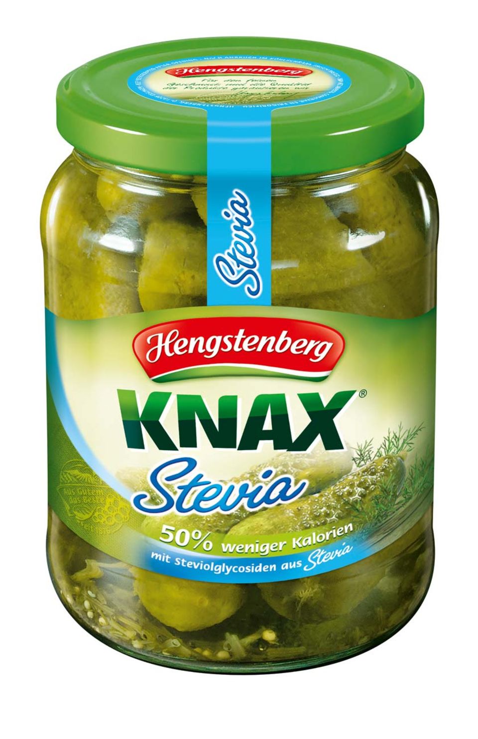 Kommt ohne Zucker aus: Gewürzgurken Knax von Hengstenberg Kommt ohne Zucker aus: Gewürzgurken Knax von Hengstenberg