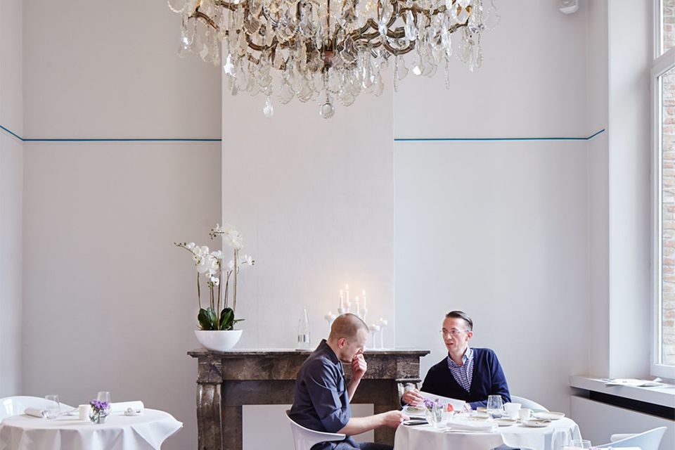 Tausendsassa Reinout Reniere mit Michele Wolken in seinem Restaurant "Zeno"