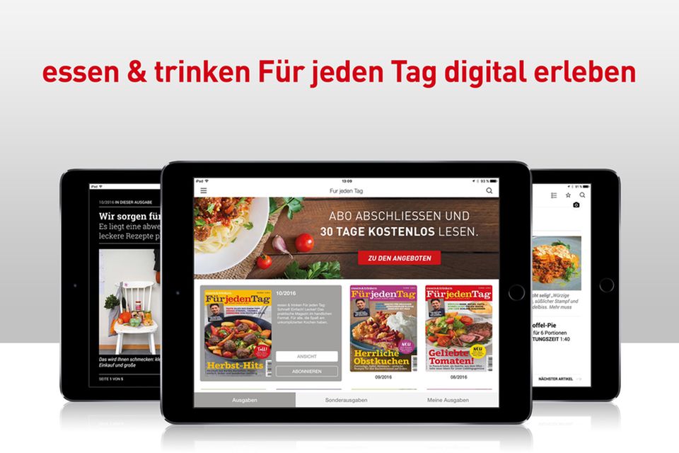 »essen & trinken« jederzeit mobil lesen »essen & trinken« jederzeit mobil lesen