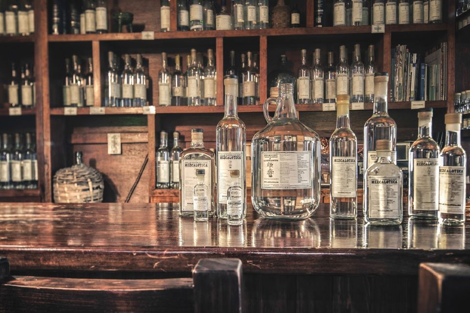 Mexikanische Trinkkultur: La Mezcaloteca in Oaxaca de Juarez Mexikanische Trinkkultur: La Mezcaloteca in Oaxaca de Juarez