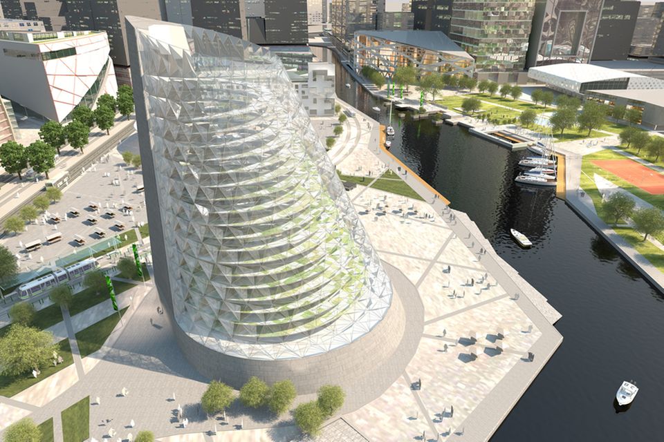 So soll Europas erstes vertikales Gewächshaus aussehen, das in Schweden gebaut wird