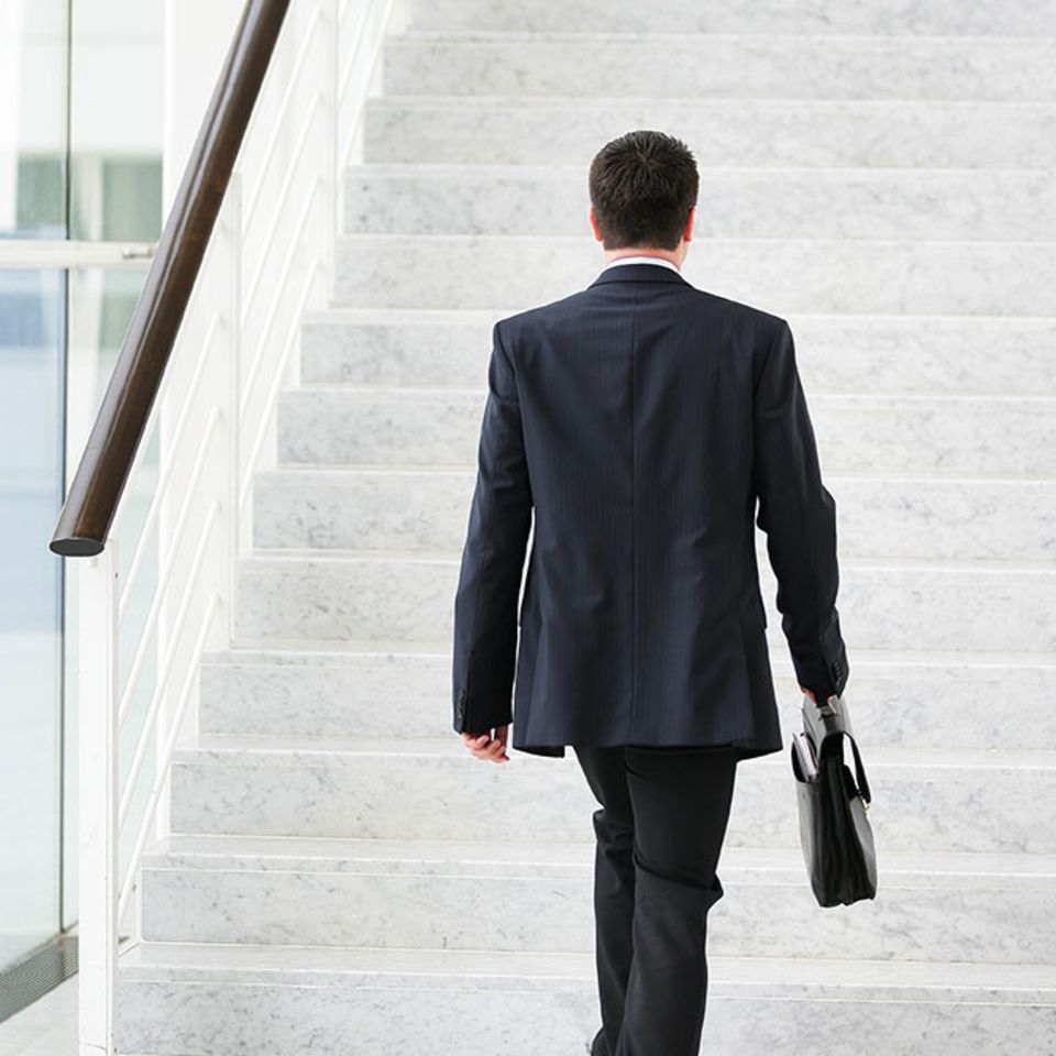 Statt des Lifts einfach immer die Treppe nehmen
