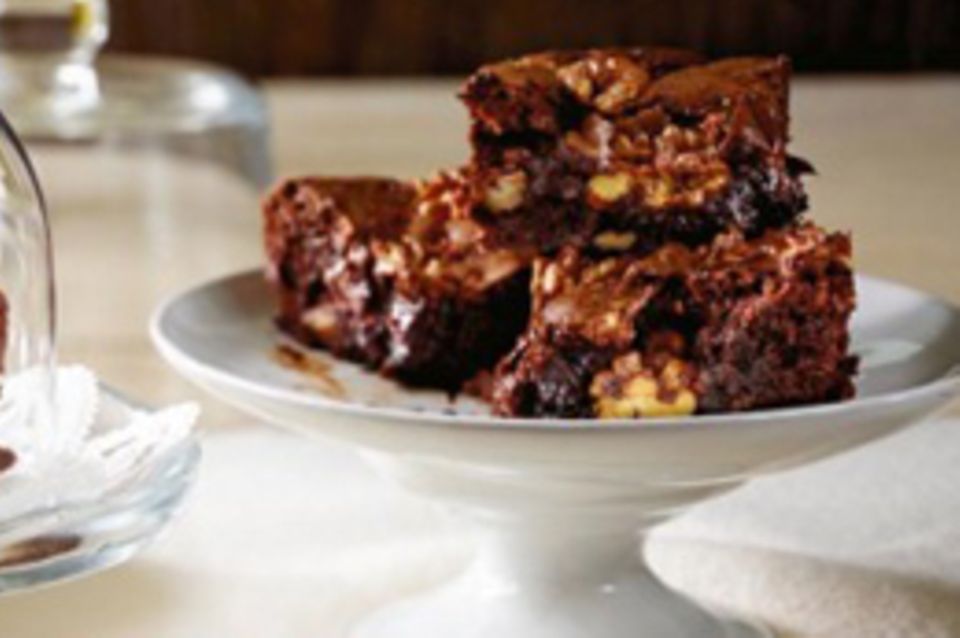 Süß und saftig: Walnuss-Brownies