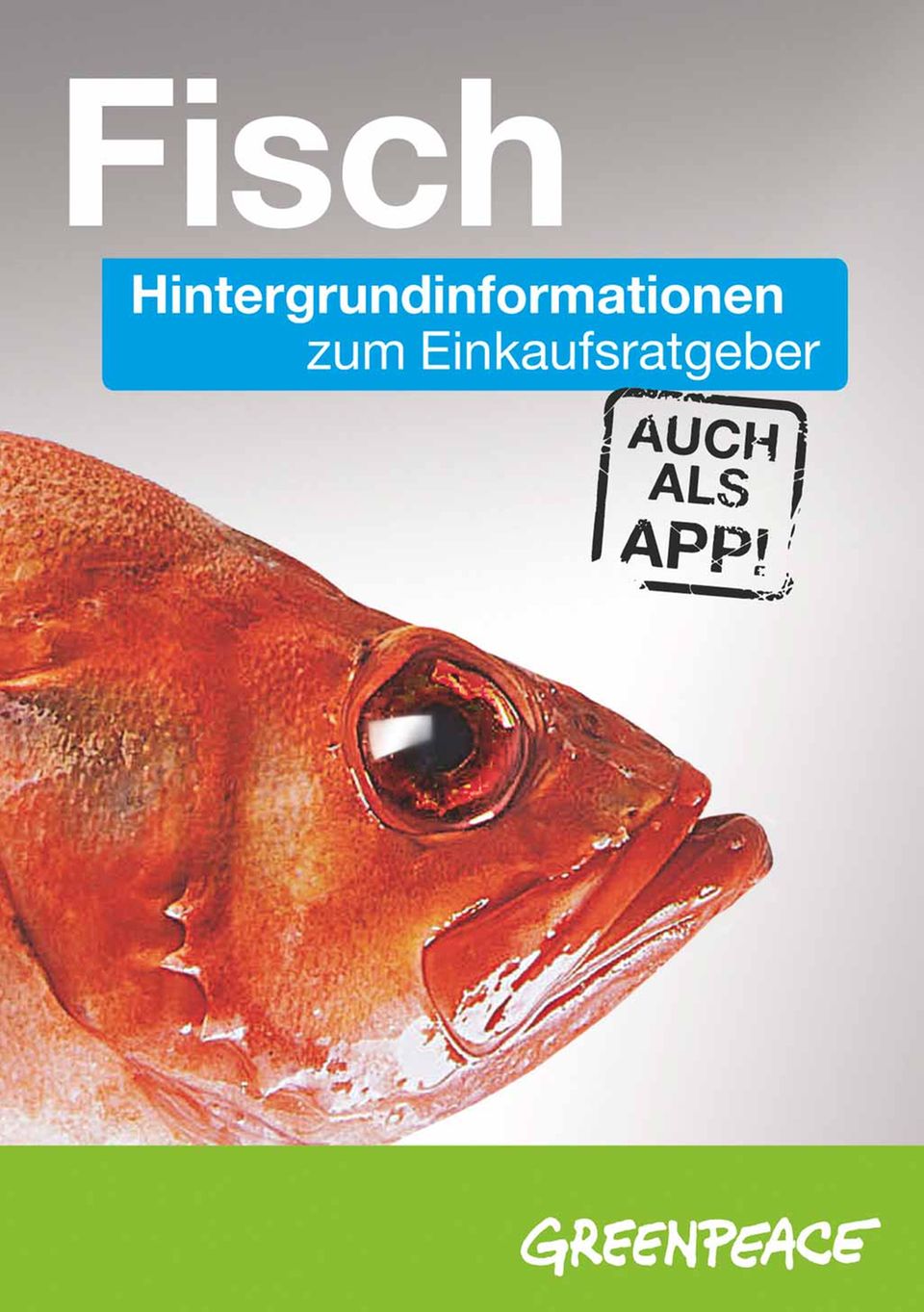 Der neue Einkaufsratgeber "Fisch" von Greenpeace Der neue Einkaufsratgeber "Fisch" von Greenpeace