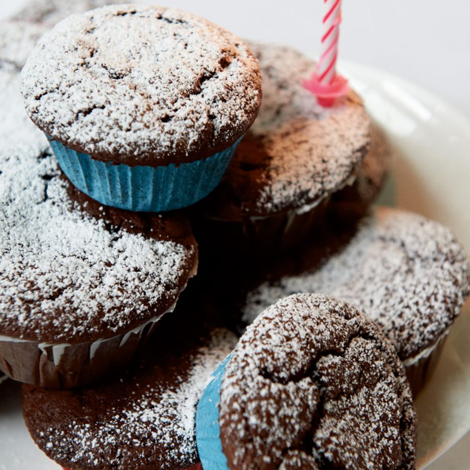 Rezepte: Muffins mit Schokolade